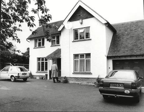 Home Of Missing All Car Equipe Owner Nick Whiting In Wrotham Kent 1990. Stock Photos