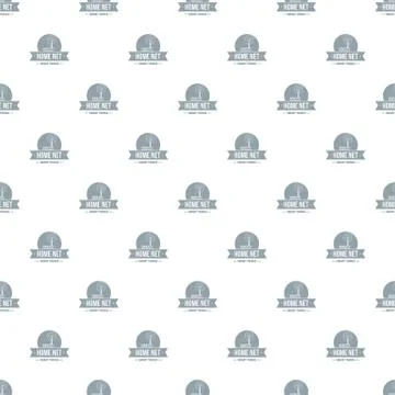 Home net pattern vector seamless Stock Illustration