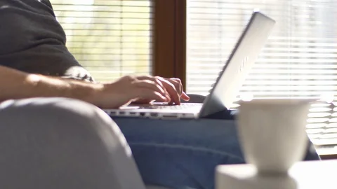 Home office during quarantine. Video stock 128181233