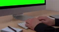 home office green screen computer 3/4 4k 4k or 4k+ Resolution