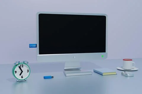 Home office Stock Illustration