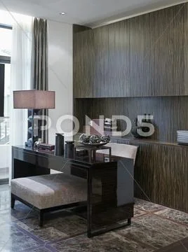 Home office in modern home Stock-Fotos