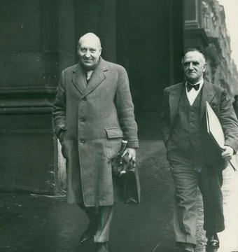 Home Office Pathologist Prof. J. M. Webster (left) And Dr J. F. Brailsford At Th Stock Photos