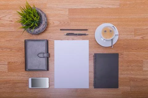 Home office setup Stock Photos
