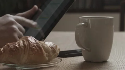 Home Office With tablet Stock Footage 60122553