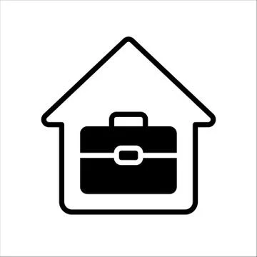 Home office. Vector icon. Stock Illustration