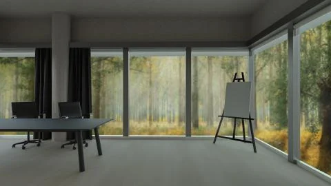 Home office virtual background. Illustrazione stock