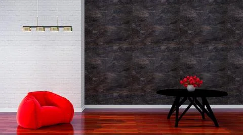 Home office virtual background. Illustrazione stock