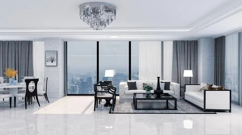 Home office virtual background. Illustrazione stock