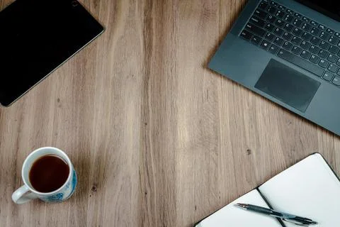 Home office work space Stock Photos