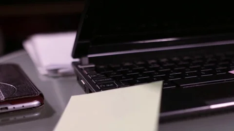 Home office workplace Stock Footage 72158275