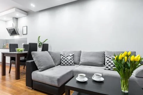 Home with open layout idea Stock Photos