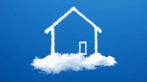 Home Paint With Cloud Stock Footage 36756093