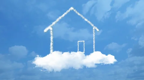 Home Paint With Cloud Stock Footage 36756137