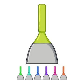 Home paint scraper cartoon vector graphic Ilustração Stock