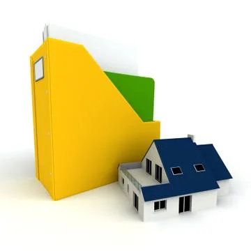 Home paperwork Stock Illustration