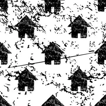 Home pattern grunge, monochrome Ilustración de archivo