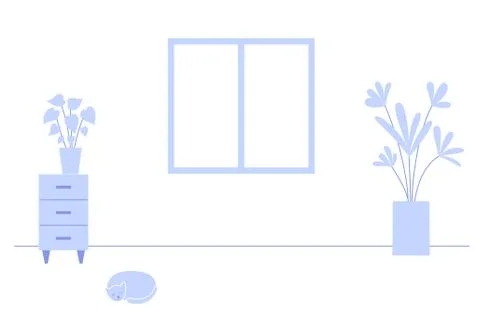 Home pets content Stock Illustration