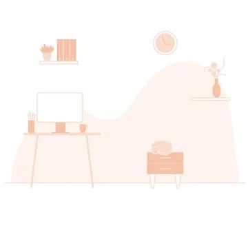 Home pets content Stock Illustration