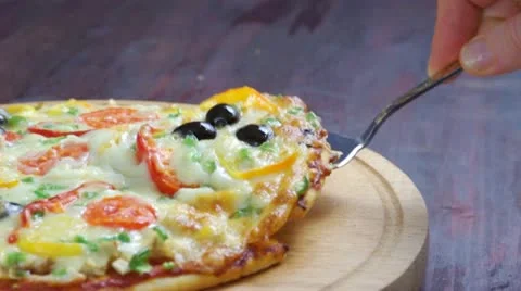 Home pizza Stock Footage 12399118