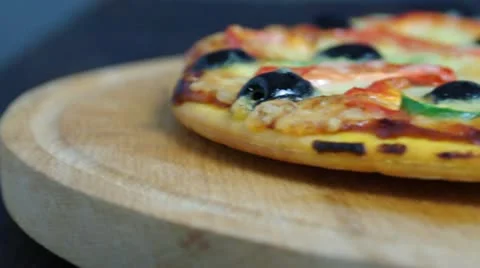 Home pizza Stock Footage 12399125