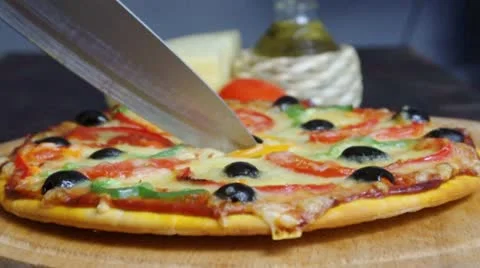 Home pizza Stock Footage 12437900