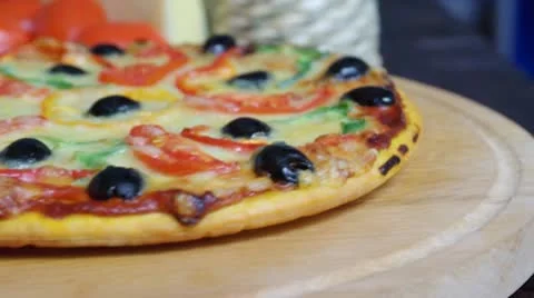 Home pizza Stock Footage 12454581