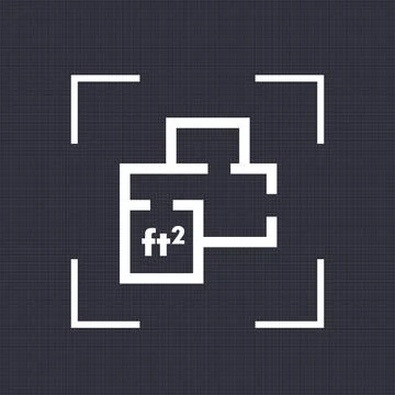 Home plan vector icon, apartment, room layout Stock Illustration