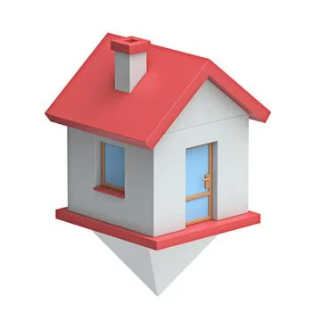 Home pointer 3D イラスト素材