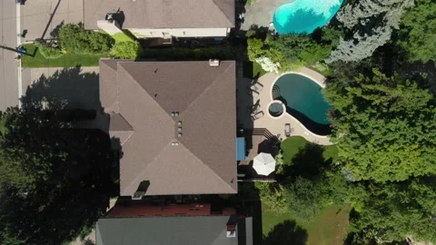 Home with a pool 스톡 동영상 165622033