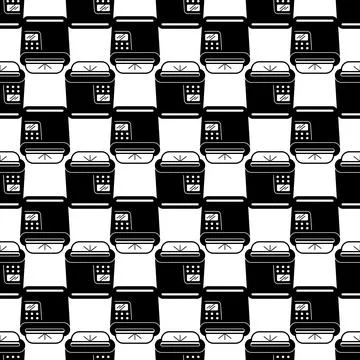 Home printer pattern seamless vector Stock Illustration