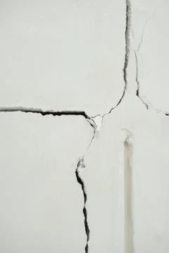 Home problem, building problem, wall cracked problem Stock Photos
