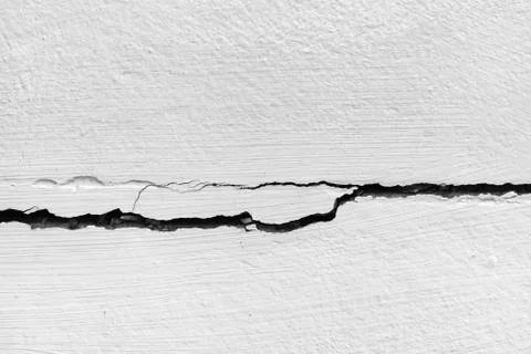 Home problem, building problem, wall cracked Stock Photos