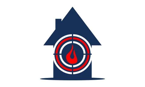 Home Protection from fire Ilustración de archivo