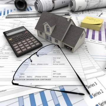 Home purchase Stock Illustration