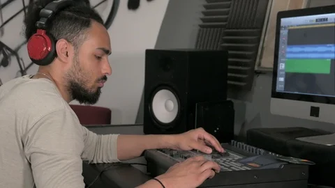 Home recording. Stock Footage 113276921