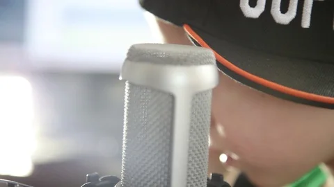 Home Recording Studio Stock Footage 129972295