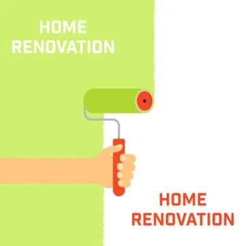 Home renovation concept Illustrazione stock