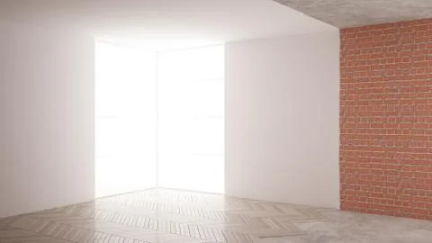 Home renovation, restructuring process, repair and wall painting, constructio Stock Illustration