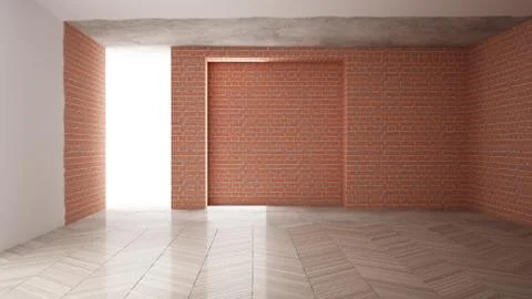 Home renovation, restructuring process, repair and wall painting, constructio Stock Illustration