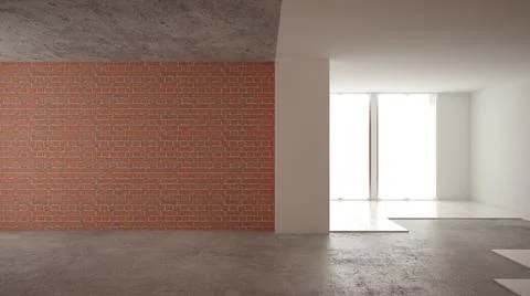 Home renovation, restructuring process, repair and wall painting, constructio Illustrazione stock