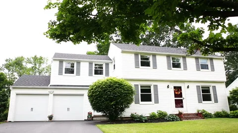 Home Revealed from Tree Video stock 57751131