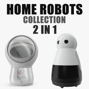 Home Robots Collection 3D Model