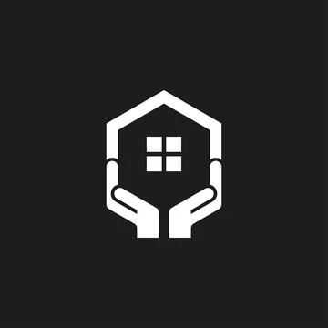 Home safe logo design  Stock Illustration