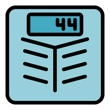 Home scales icon vector flat Ilustración de archivo