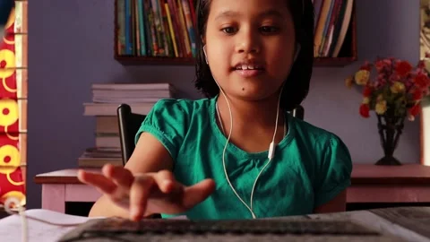Home school for children Stock Footage 152477720