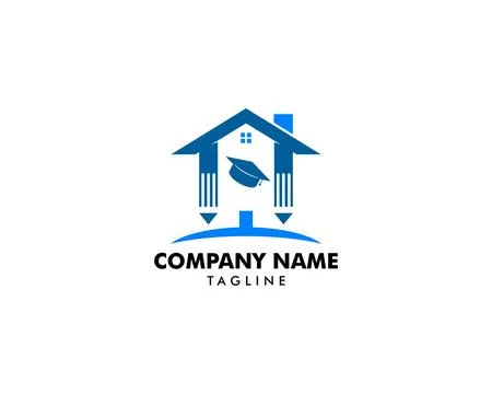 Home School logo Stock Illustration