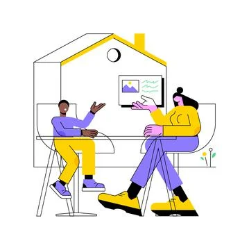 Home schooling abstract concept vector illustration. Stock Illustration