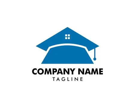 Home Schooling Logo Vector Template Stock-Illustration