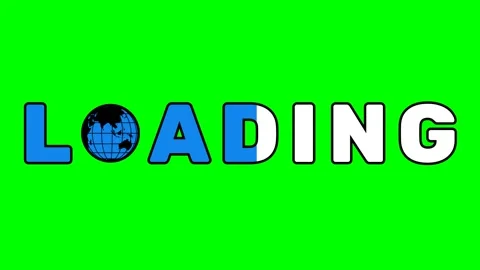 Home screen loading with planet earth Video stock 265052954